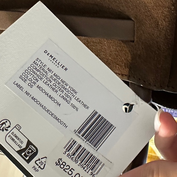 DeMellier The Midi New York in Mocha Suede/ Mocha Smooth - Picture 4 of 11